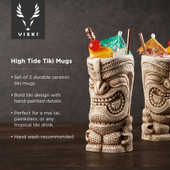 High Tide Tiki Mugs by Viski