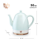 Noelle Ceramic Electric Tea Kettle by Pinky Up®