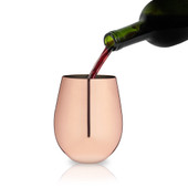 Copper Stemless Wine Glasses by Viski®