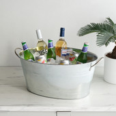 Galvanized Ice Bucket by True