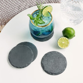 Circle Slate Coasters by Twine®