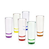 2 oz Shot Glass Shooters, Set of 6 by True