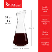 Spiegelau Style 1L Wine Decanter (Set of 1)