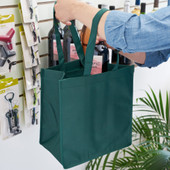 6-Bottle Non-Woven Tote - Green