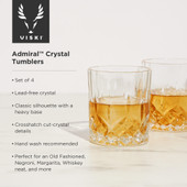 Admiral Tumblers set of 4 by Viski®