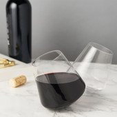 Rolling Crystal Wine Glasses by Viski®