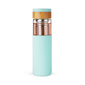 Dana Glass Travel Mug in Turquoise by Pinky Up