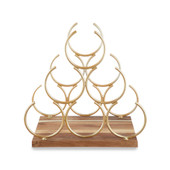 Pyramid 6 Bottle Wine Rack by Twine