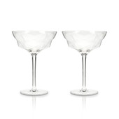 Faceted Martini Glasses by Viski