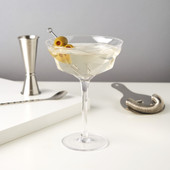 Faceted Martini Glasses by Viski