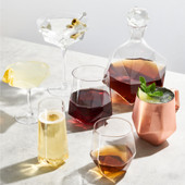 Faceted Martini Glasses by Viski