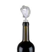 White Geode Bottle Stopper by Twine®