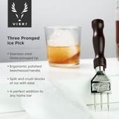 Three Pronged Ice Pick by Viski®