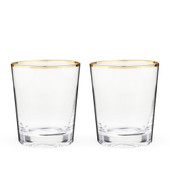 Gilded Glass Tumbler Set by Twine