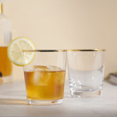 Gilded Glass Tumbler Set by Twine