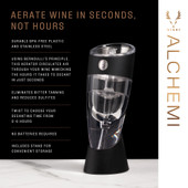 Alchemi Adjustable Aerating Wine Pourer by Viski