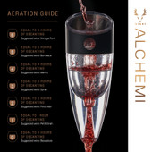Alchemi Adjustable Aerating Wine Pourer by Viski