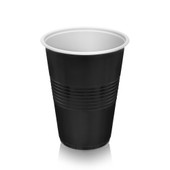 16 oz Black Party Cups, 50 pack by True