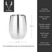 Stainless Steel Bottle Chiller by Viski®