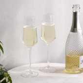 Seneca Stemmed Champagne Flute by Viski