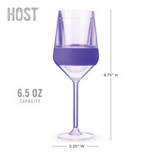 Wine FREEZE Stemmed  in Tinted Set (set of 4) by HOST®