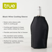 Black Wine Cooling Sleeve