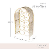 Trellis 14  Bottle Wine Rack by Twine