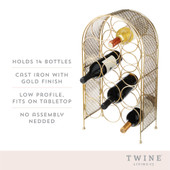 Trellis 14  Bottle Wine Rack by Twine