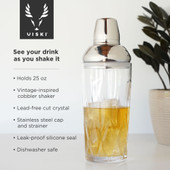 Admiral Glass Shaker by Viski