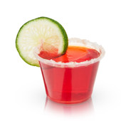 Party 2.5 oz Jello Shot Cups with Lids, set of 25 by Savoy