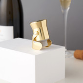 Gold Heavyweight Champagne Stopper by Viski®