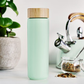 Tatyana Ceramic To-Go Infuser Mug in Turquoise by Pinky Up