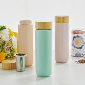 Tatyana Ceramic To-Go Infuser Mug in Turquoise by Pinky Up