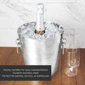 Hammered Ice Bucket by Viski®