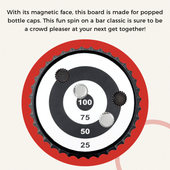 Magnetic Bottle Cap Target Game by Savoy