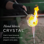 Angled Crystal Bordeaux Glasses by Viski®