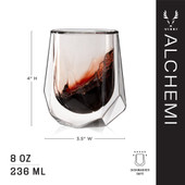 Alchemi Aerating Wine Tasting Glass by Viski