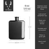 Gunmetal Flask by Viski®