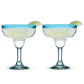 Primavera Recycled Margarita Glass Set by Twine Living