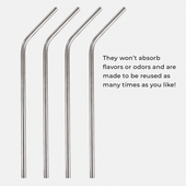 Stainless Steel Straws by Savoy