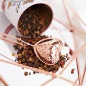 Rose Gold Heart Tea Infuser by Pinky Up