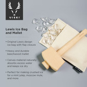 Lewis Ice Bag and Mallet by Viski®
