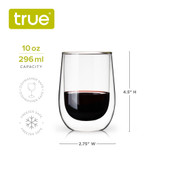 Double Walled Wine Glasses by True