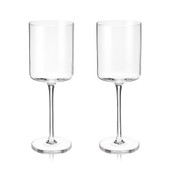 Laurel White Wine Glasses by Viski