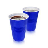 16 oz Blue Party Cups, 50 pack by True
