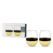 Gold-Dipped Wine Tumblers by Viski