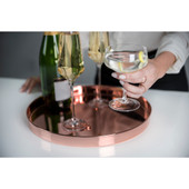 Round Copper Serving Tray by Viski®