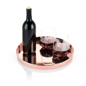 Round Copper Serving Tray by Viski®