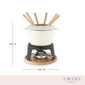 Cast Iron Fondue Set by Twine®