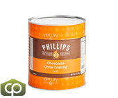 Phillips Chocolate Ice Cream Shell Coating - 7.03 lbs. (3.19 kg) - #10 Can-Chicken Pieces